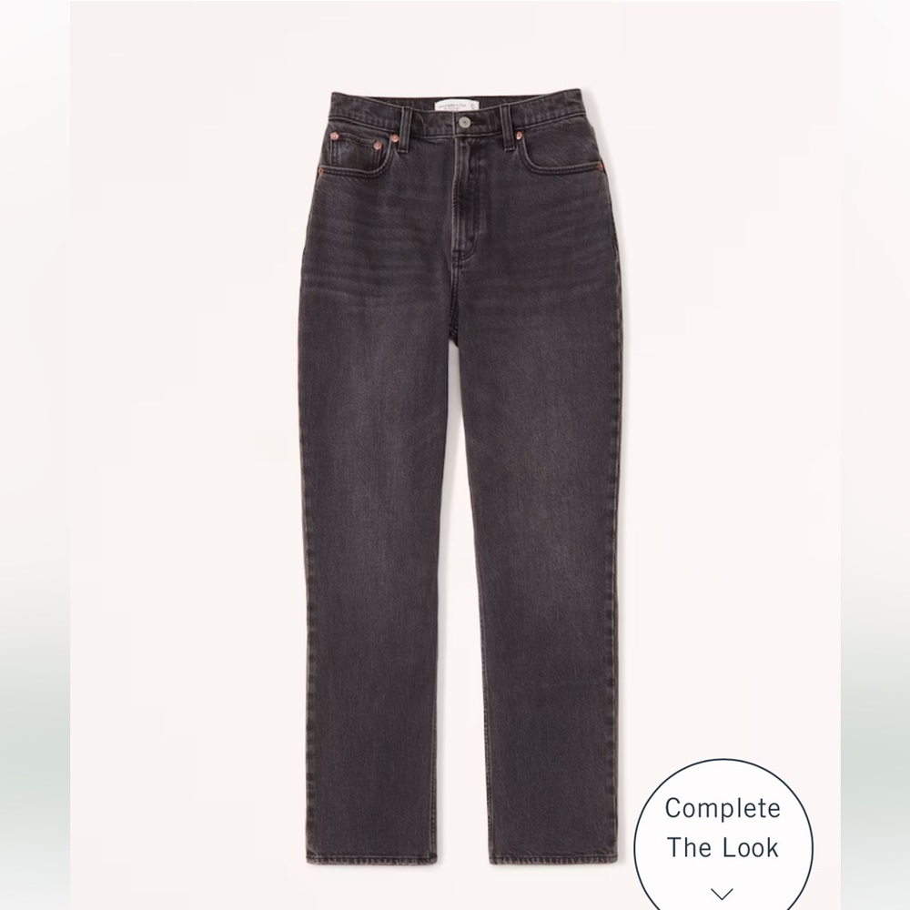 Curve Love Ultra High Rise 90s Straight Jean - Black